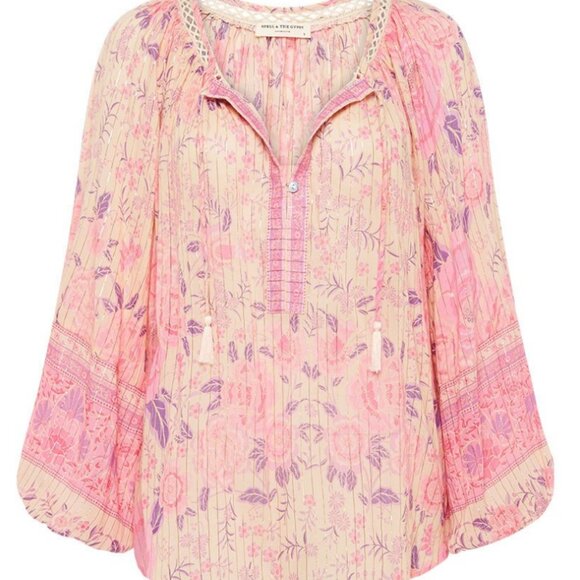 *reserved Swap Sold* NWT Spell Mystic blouse in Musk L - Picture 3 of 4